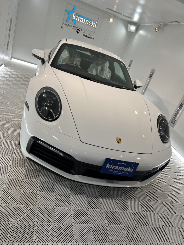 Porscheセラミックコーティング大阪神戸兵庫