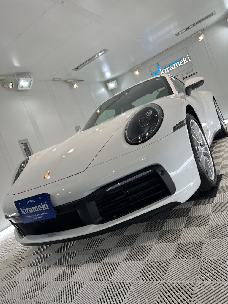 Porscheセラミックコーティング大阪神戸兵庫