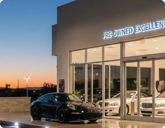 高級中古車販売店のイメージ写真