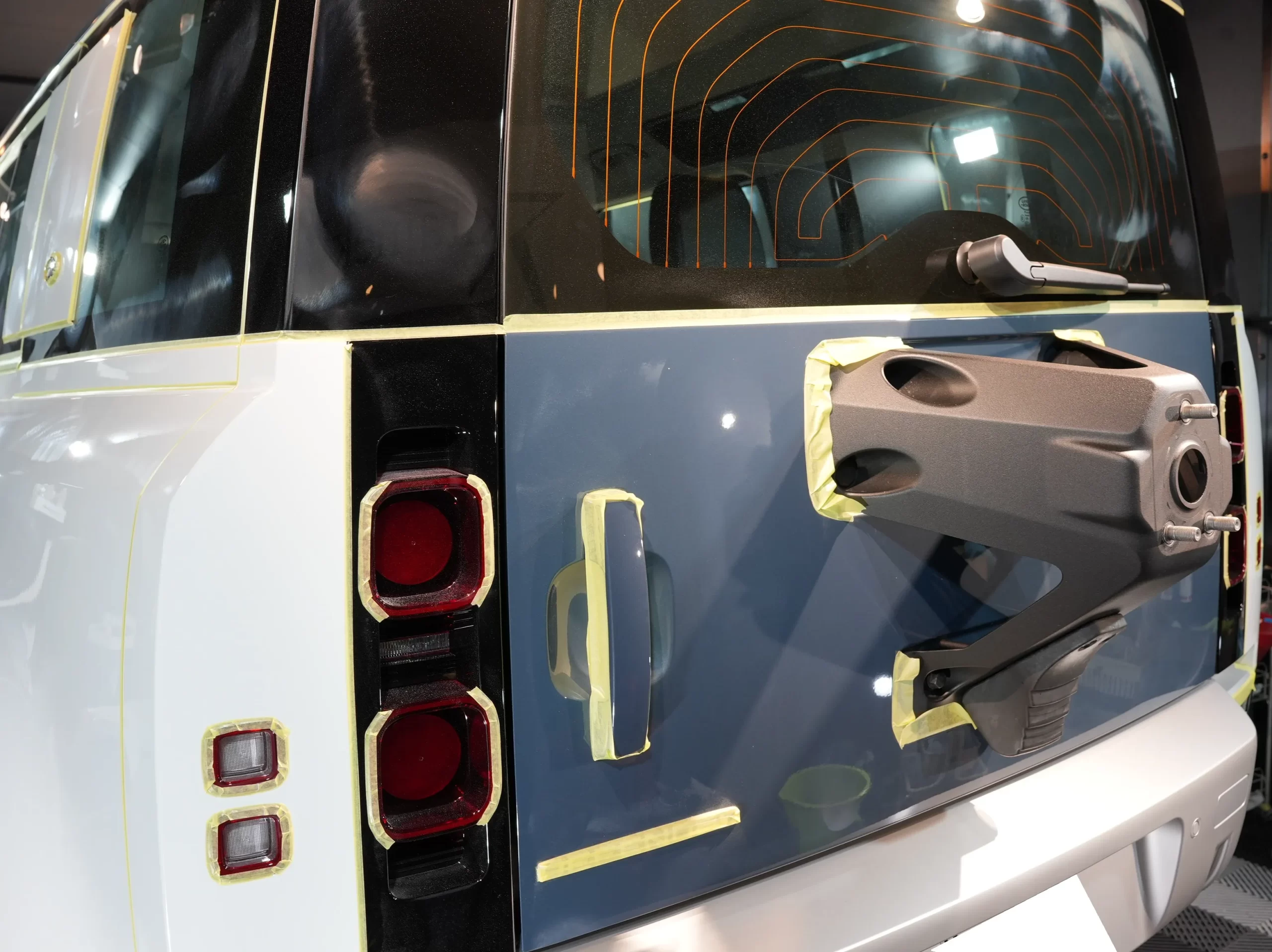 ディフェンダー110コーティング,ディフェンダーコーティング,大阪カーコーティング,神戸カーコーティング