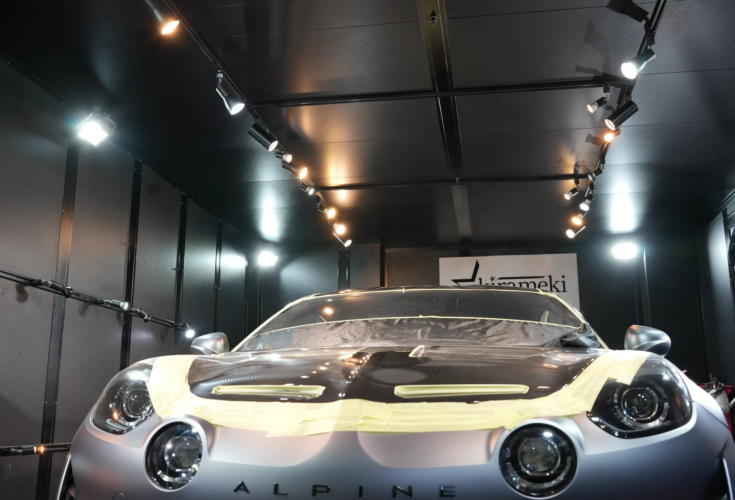 アルピーヌA110Rコーティング,マットコーティング,マット塗装お手入れ,セラミックコーティング