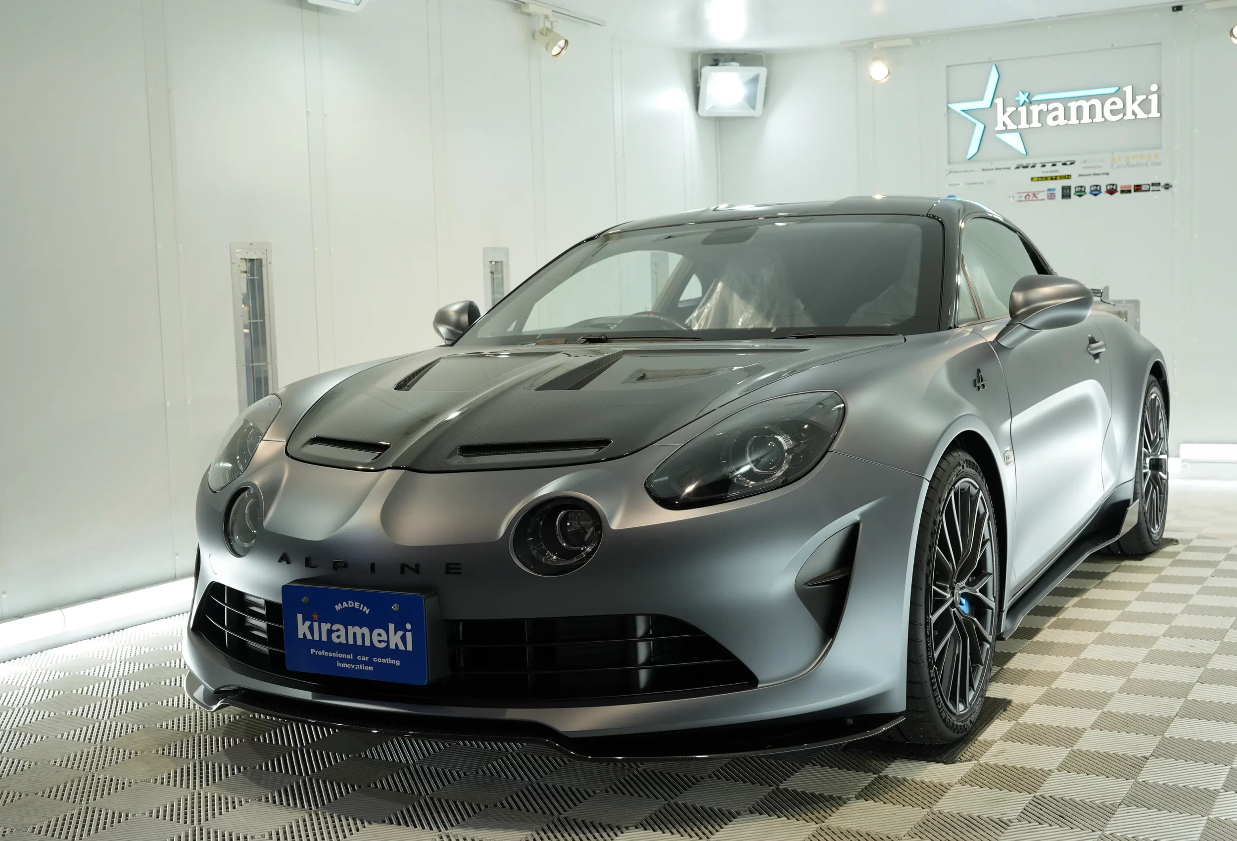 アルピーヌA110Rコーティング,マットコーティング,マット塗装お手入れ,セラミックコーティング