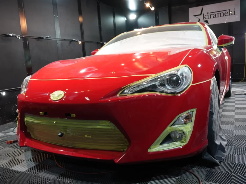 トヨタ８６磨きコーティング,経年車中古車コーティング,大阪カーコーティング,神戸カーコーティング