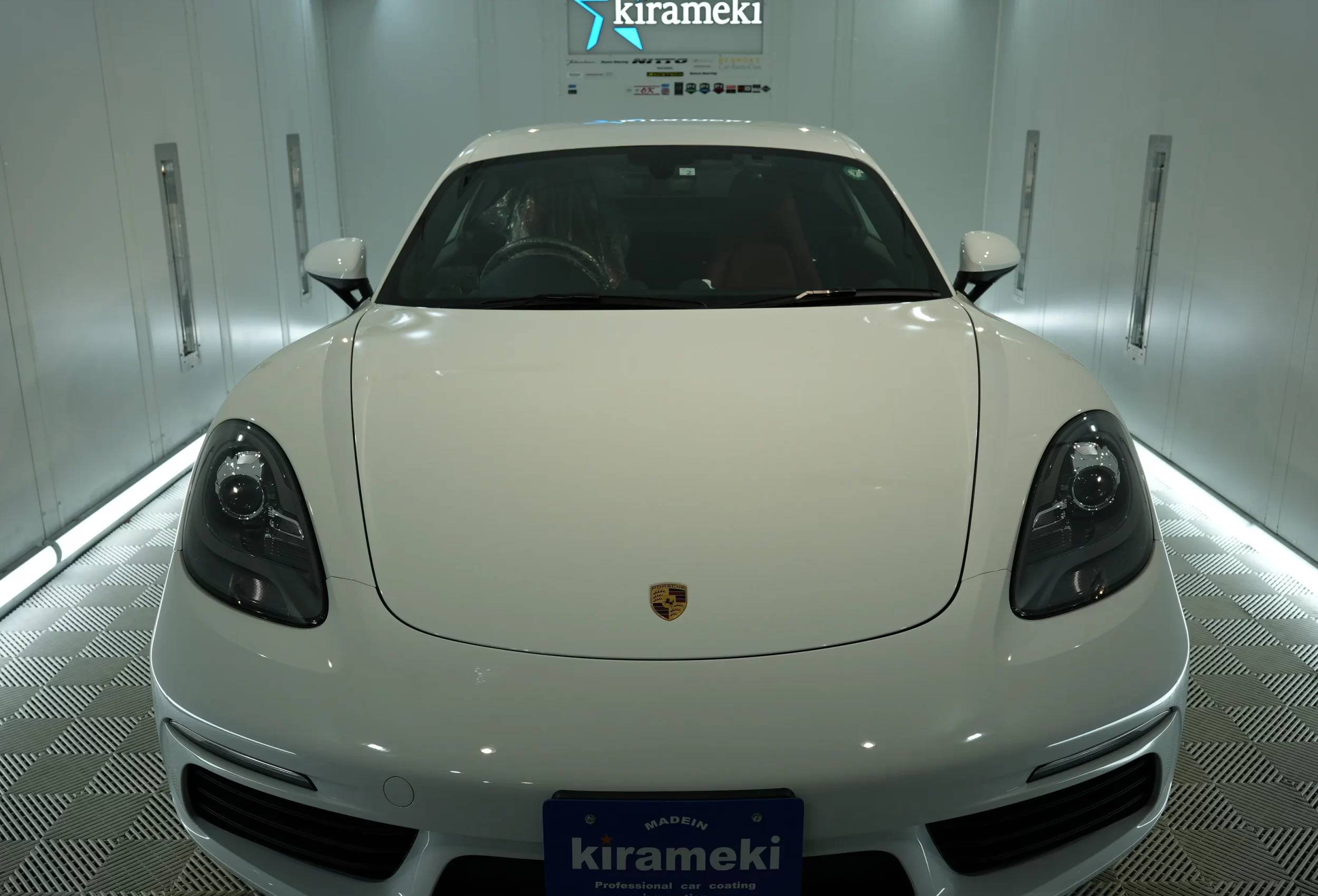 ポルシェ718ケイマンコーティング,大阪カーコーティング,神戸カーコーティング,磨き