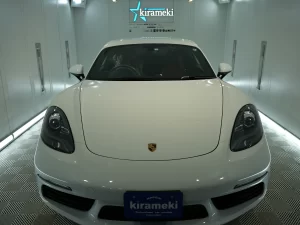 ポルシェ718ケイマンコーティング,大阪カーコーティング,神戸カーコーティング,磨き
