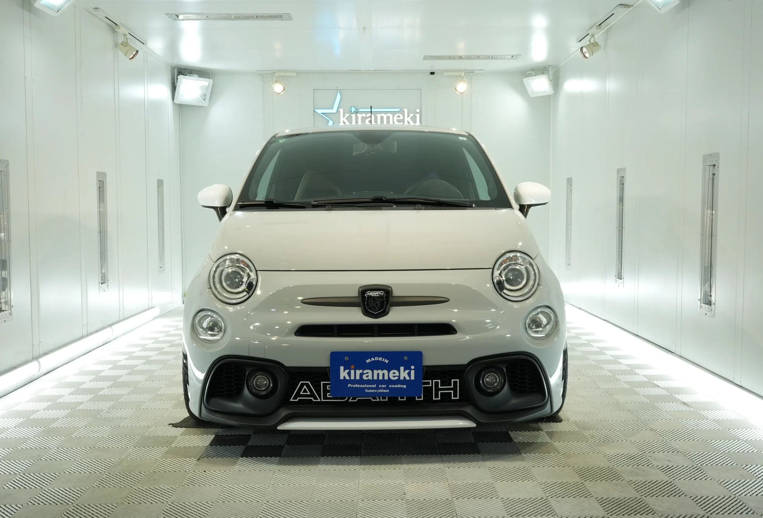 アバルト595コーティング,大阪カーコーティング,神戸カーコーティング