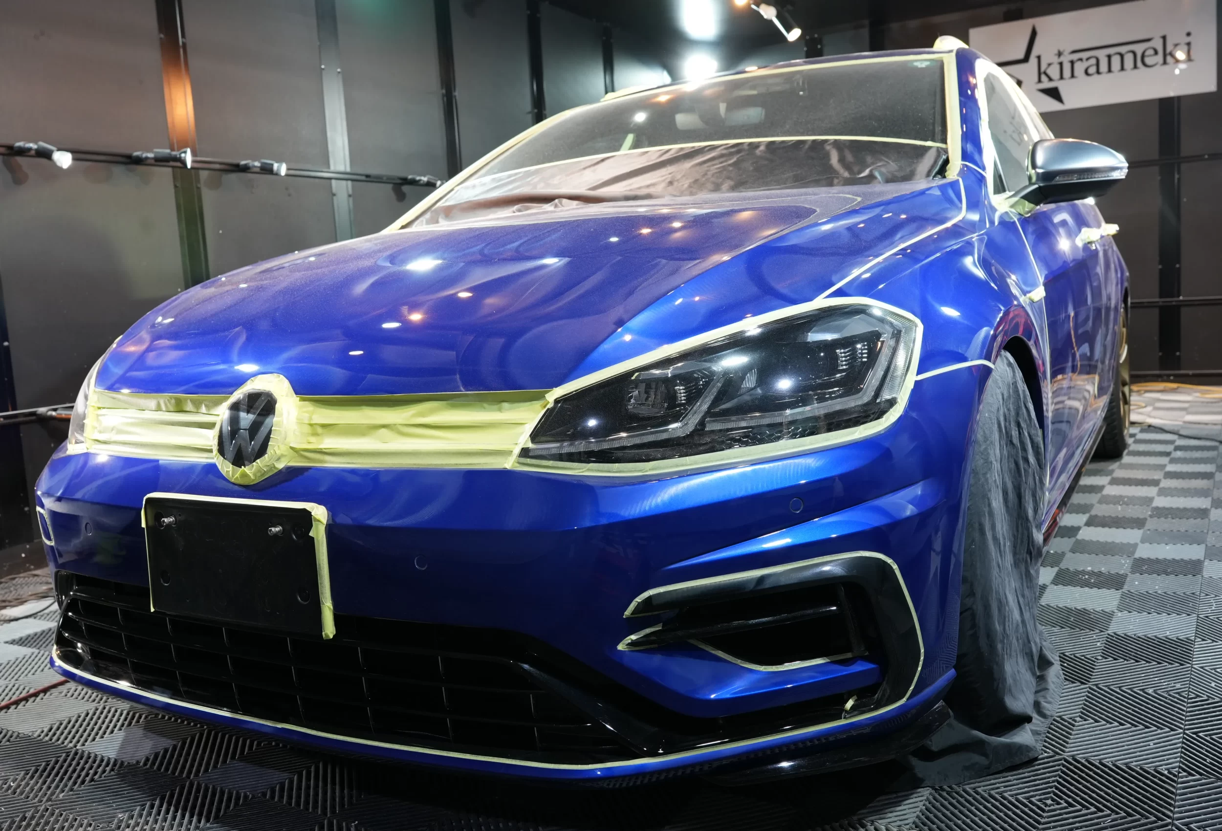 VWゴルフヴァリアントコーティング,カーコーティング大阪,カーコーティング神戸,セラミックコーティング