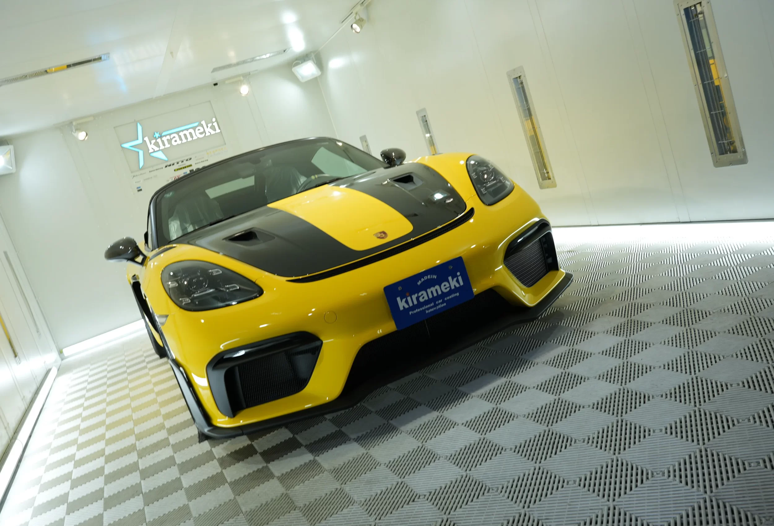 ポルシェ718スパイダーRSコーティング,大阪カーコーティング,神戸カーコーティング