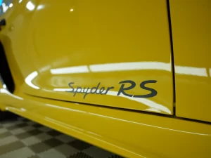 ポルシェ718スパイダーRSコーティング,大阪カーコーティング,神戸カーコーティング