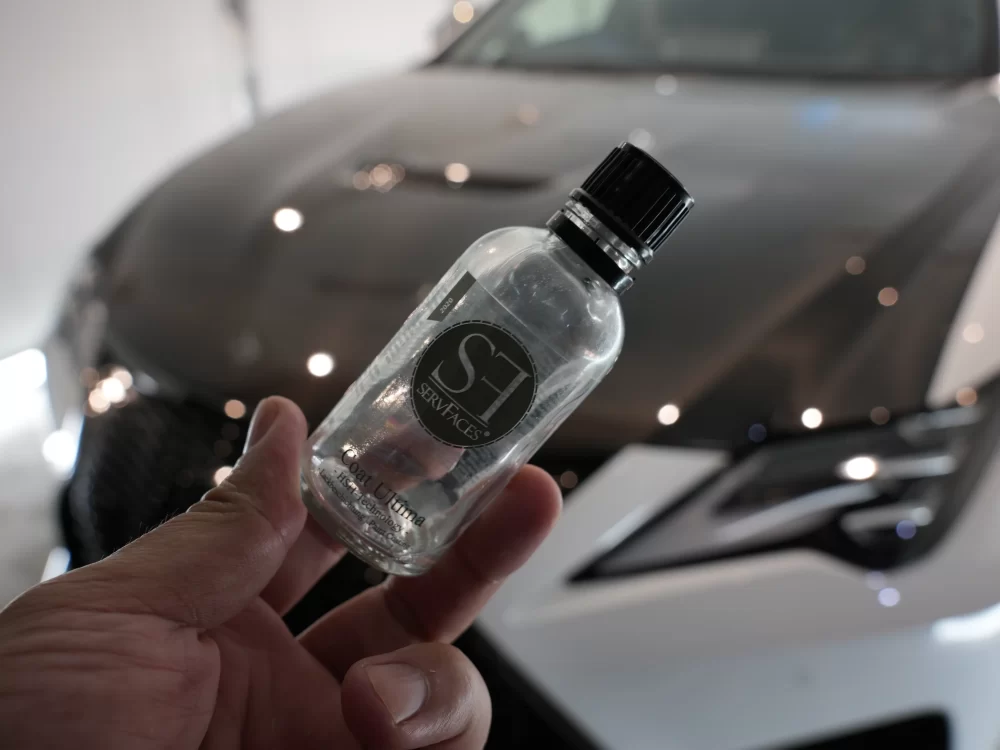 レクサスRCFコーティング大阪・兵庫コーティング専門店,サーブフェイス