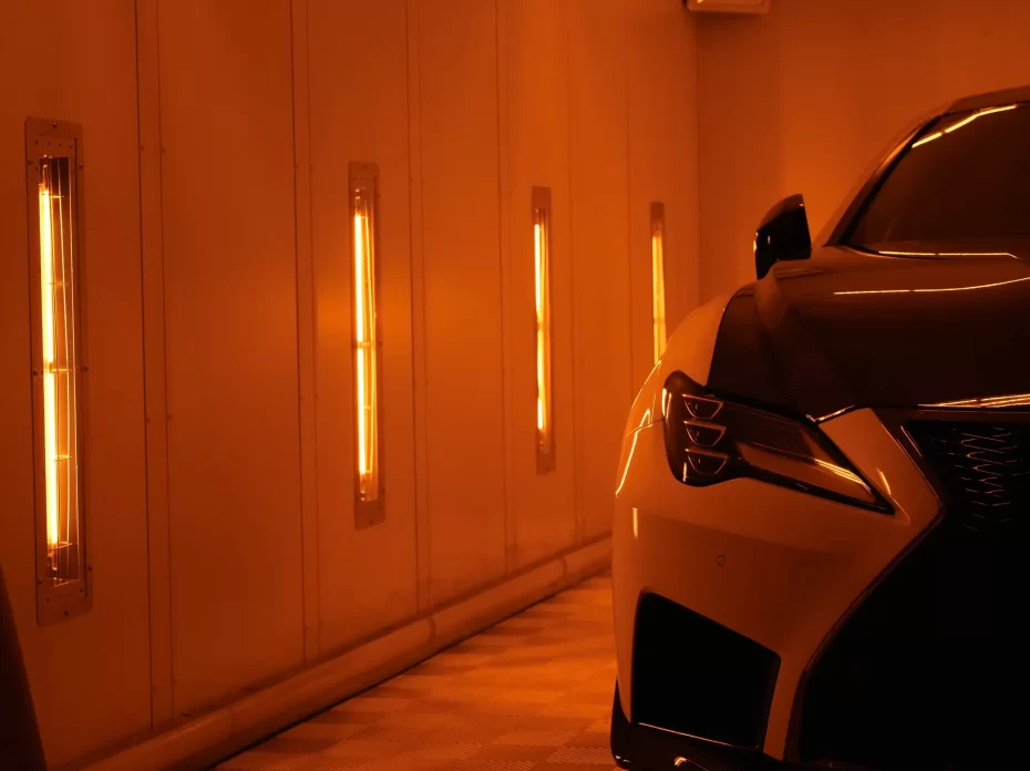 レクサスRCFコーティング大阪・兵庫コーティング専門店,サーブフェイス