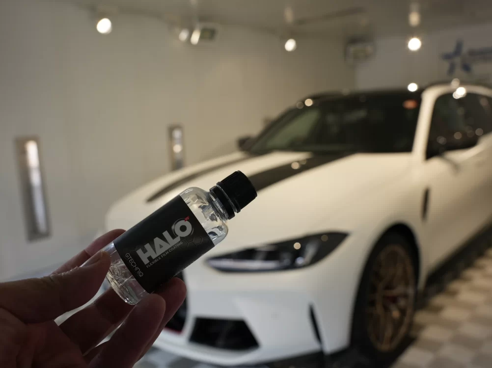 マット塗装・PPF専用コーティング剤ジーテクニックHALOとBMW M3 CS 兵庫県尼崎市kirameki