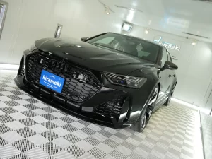 アウディ RS 6 GT アバント フロントナナメ ツヤ感 兵庫 尼崎 kirameki