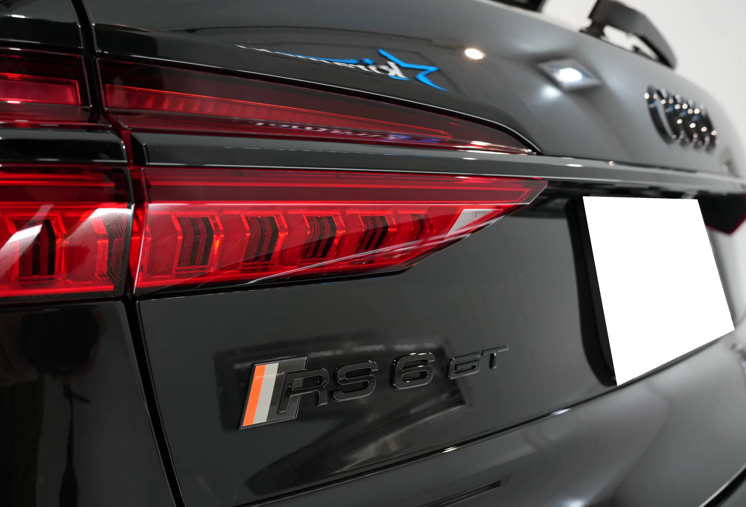 アウディ RS 6 GT リアエンブレム テールランプ コーティング施工 兵庫 大阪 kirameki