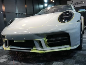 ポルシェ 911 カレラ T マスキング養生 下地処理 兵庫 大阪 kirameki