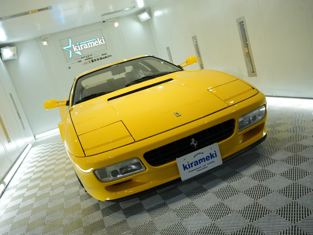 フェラーリ 512TR 完成 鏡面仕上げ ガラスコーティング 神戸 兵庫 kirameki