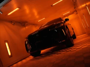 ジャガー F-PACE 焼き付け乾燥 赤外線ヒーター 兵庫 大阪 kirameki