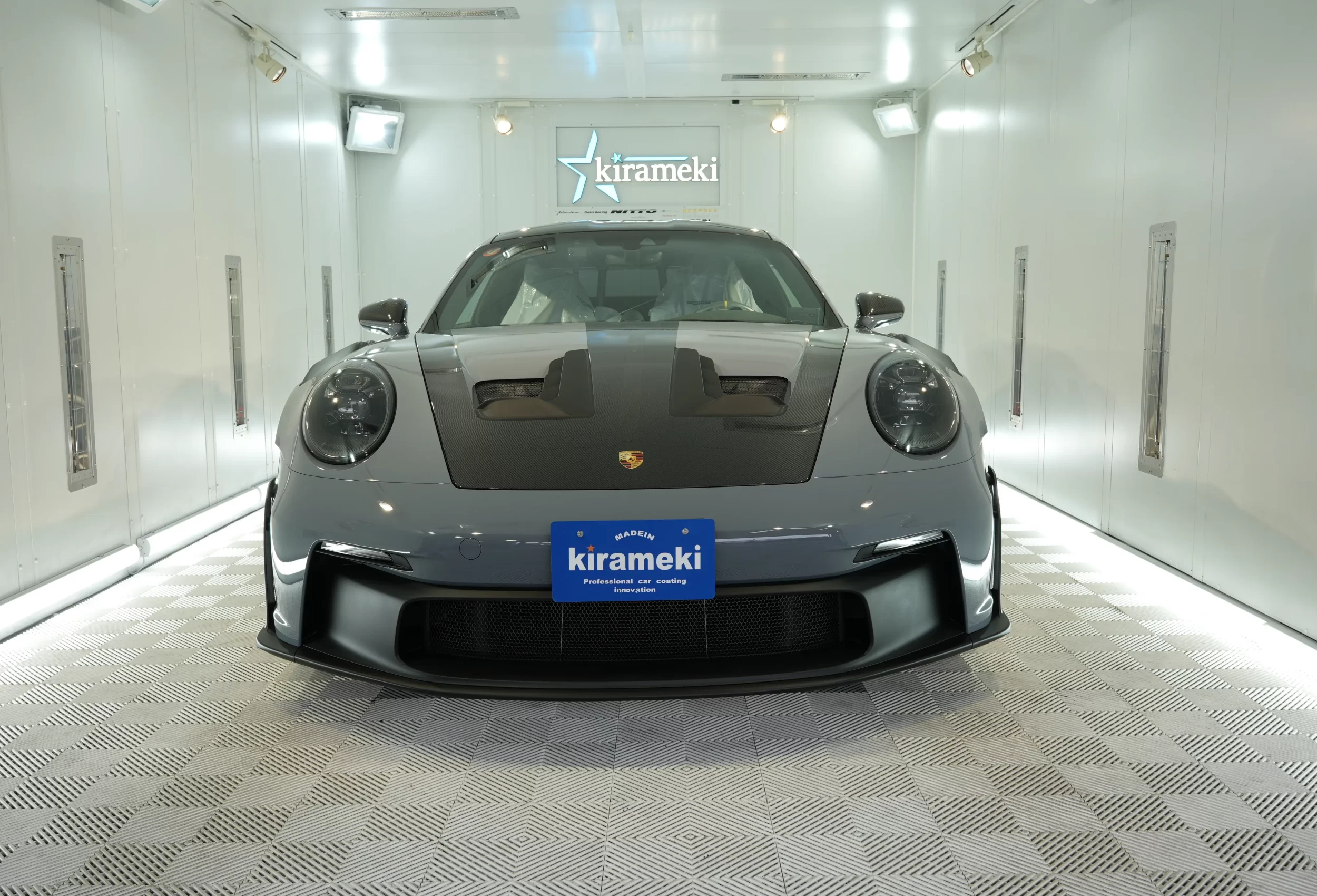 ポルシェ 911 GT3 RS フロントガラスコーティング 兵庫 尼崎 大阪 kirameki