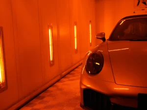 ポルシェ 911 タルガ 4 GTS 赤外線ヒーター 焼き付け乾燥 兵庫 大阪 kirameki