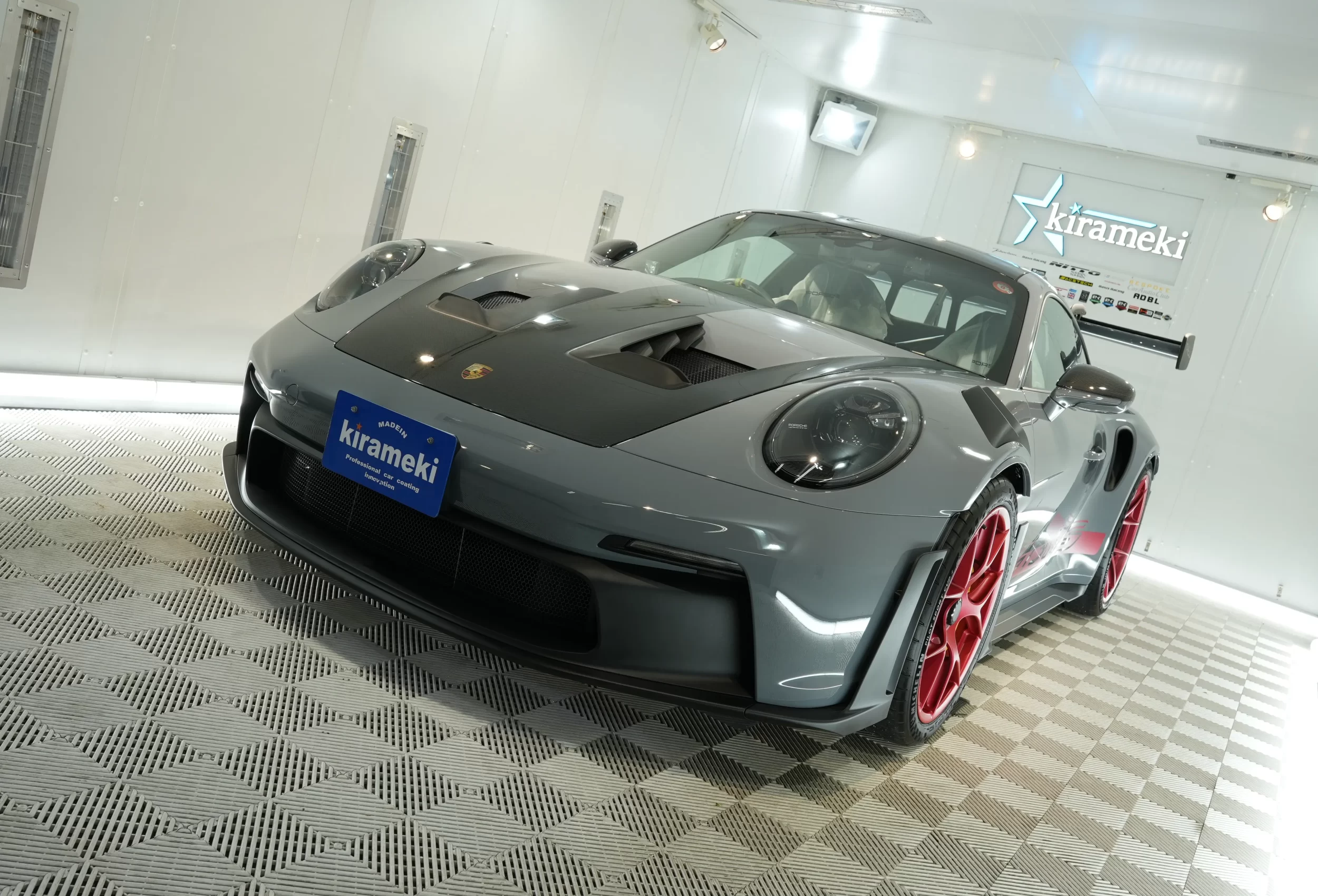ポルシェ 911 GT3 RS ヴァイザッハパッケージ コーティング施工 兵庫 大阪 kirameki